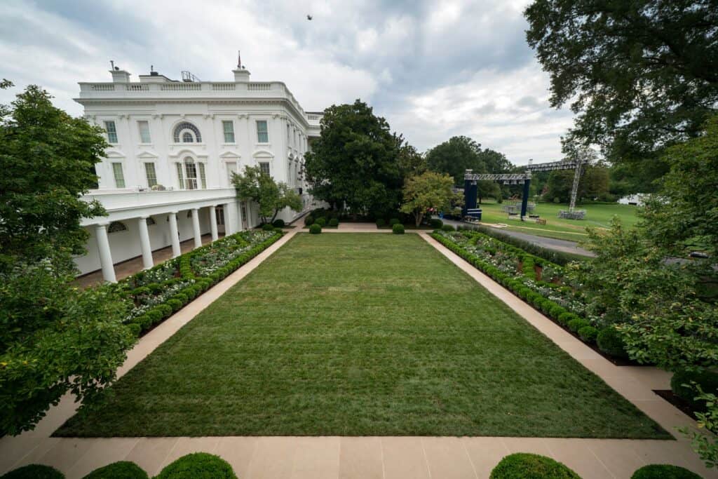 Petition calls for Jill Biden to undo changes made to the Rose Garden by Melania Trump.