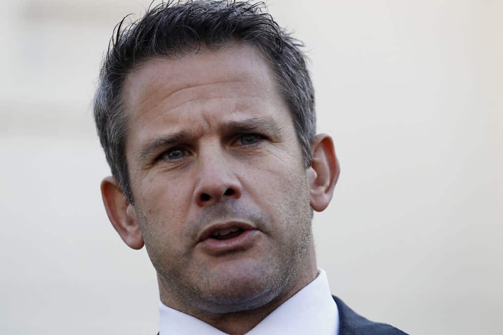 Republican Rep. Adam Kinzinger urges his party leaders to call out 'garbage politicians' who play on vaccine fears.