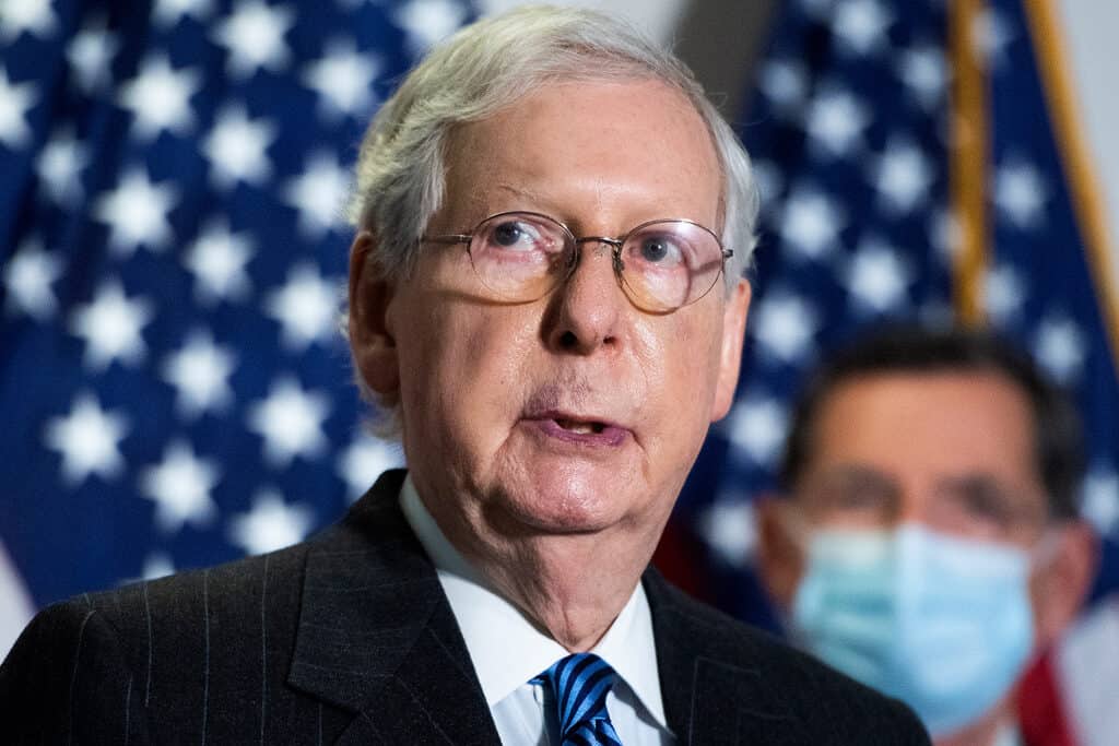 McConnell is stepping down as Senate GOP leader.