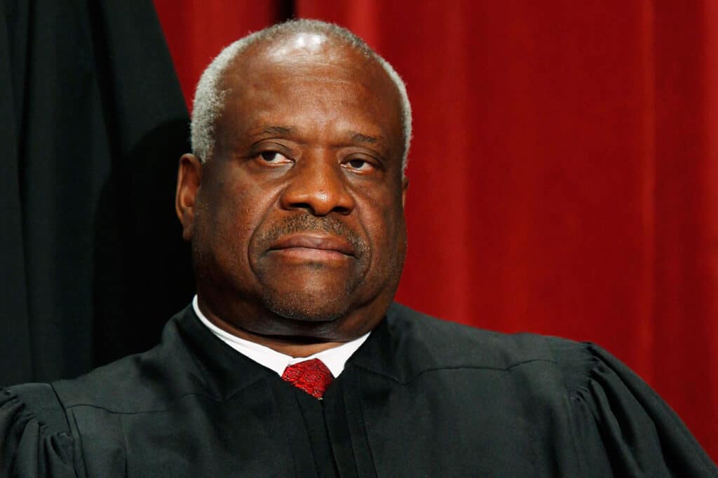 Republican sues Clarence Thomas for failing to file income taxes.