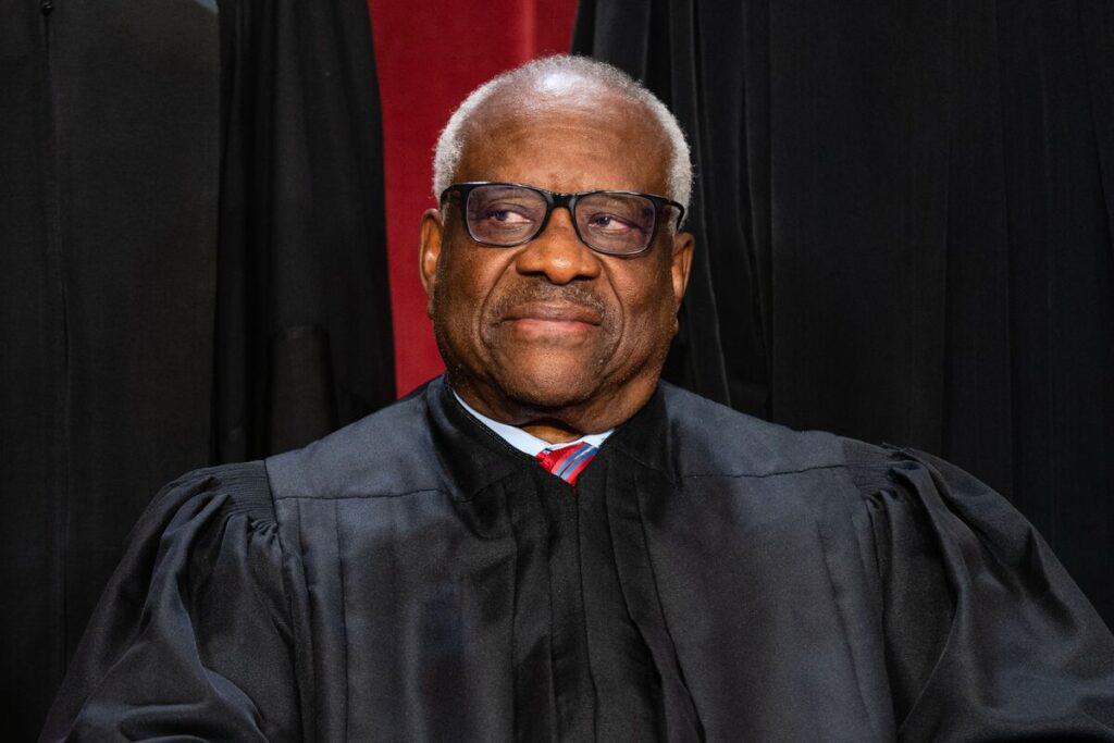 Clarence Thomas misses Supreme Court argument with no explanation.