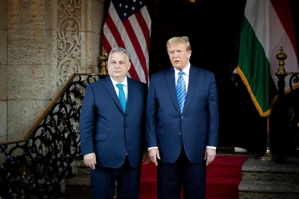 After Mar-a-Lago meeting, Orbán says Trump will not give 'a single penny' to Ukraine if re-elected.